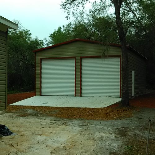 Garage installed
