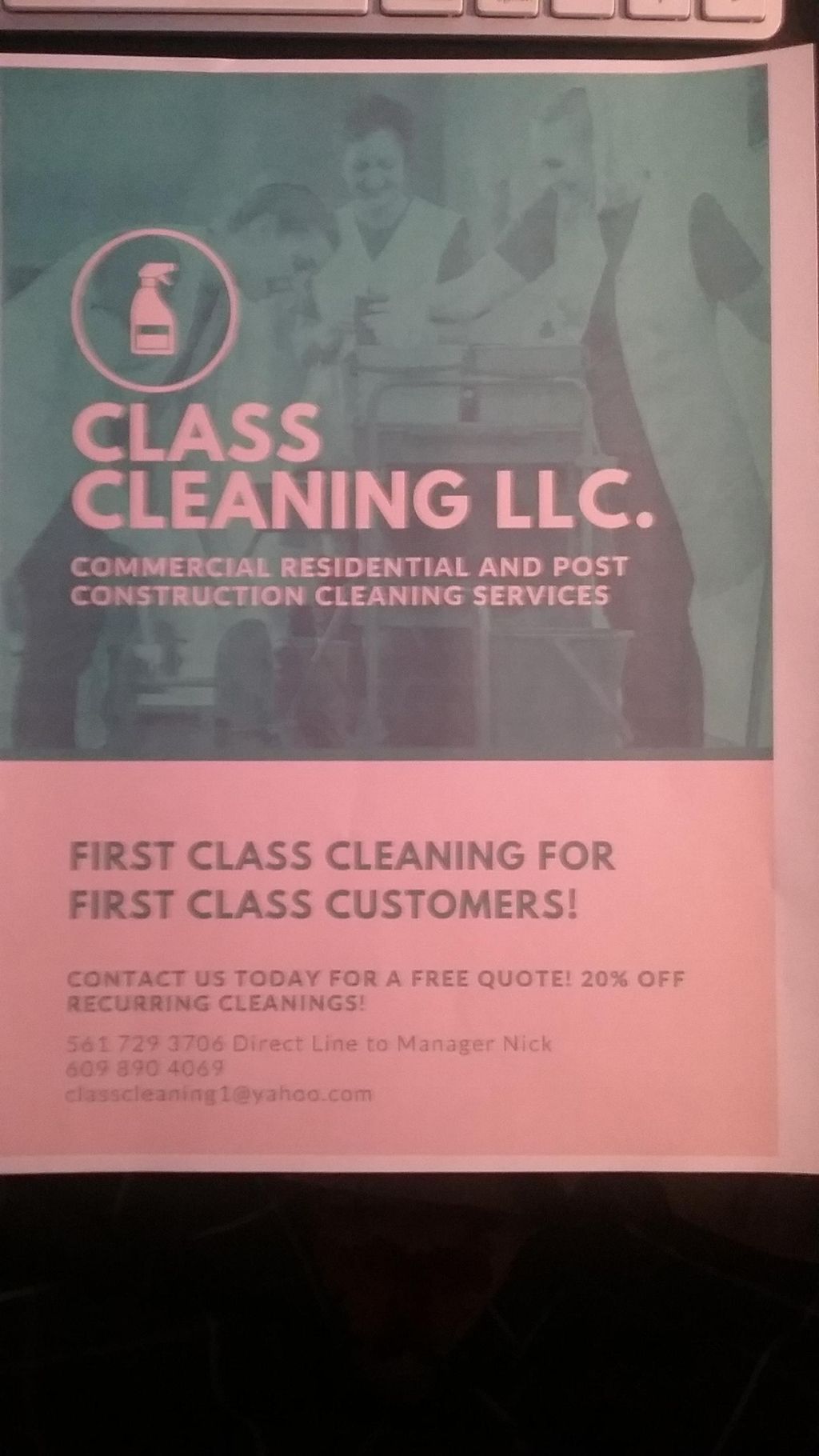 Class Cleaning LLC