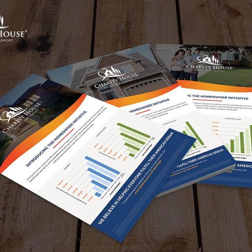 Brochures Design for Charity House.