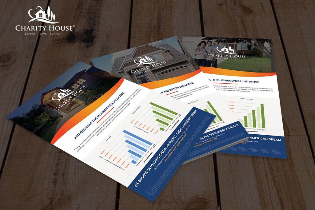 Brochures Design for Charity House.