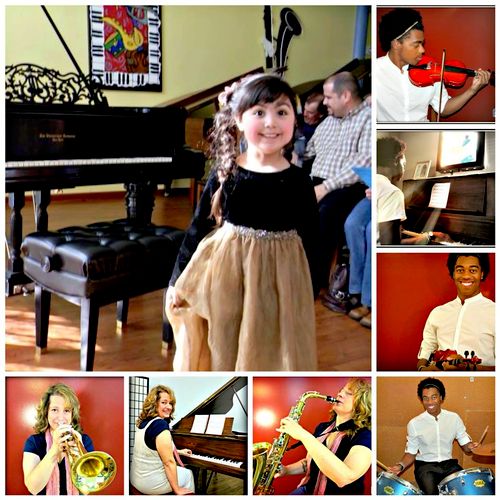 We teach a variety of instruments: piano, guitar, 