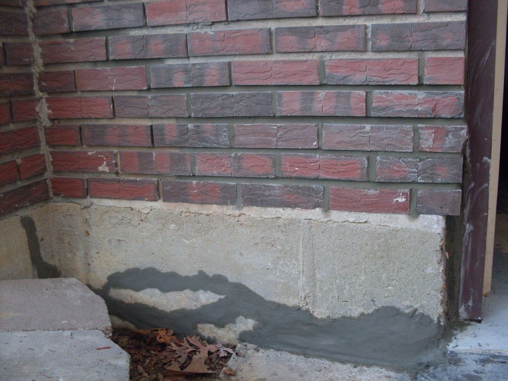 Repaired foundation and Tuckpointed