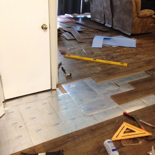 Flooring Repair: During
