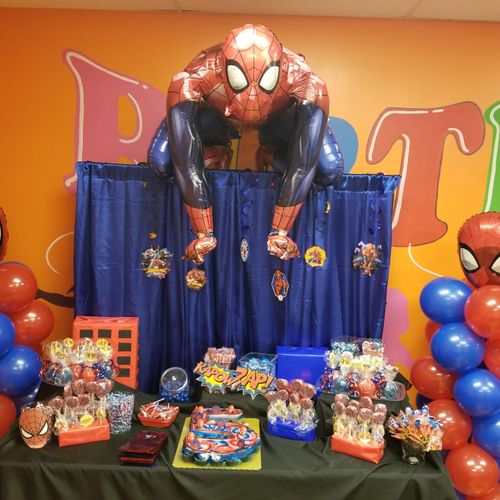 Spiderman theme party