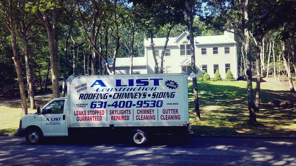 A-List Construction roofing and chimney