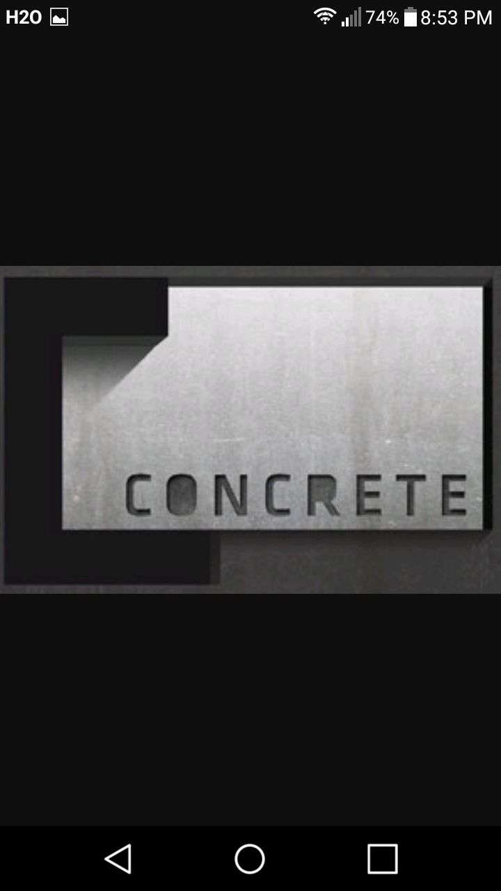 R.A concrete