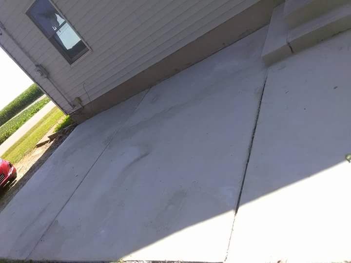 after we mudjacked and resurfaced . we saved these