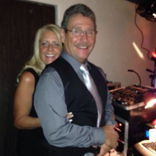 Jimmy and DJ Lisah at New Years eve party