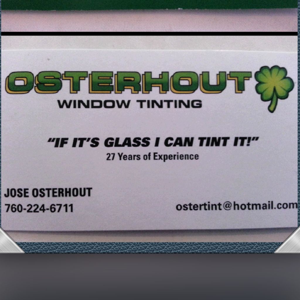 Osterhout window tinting
