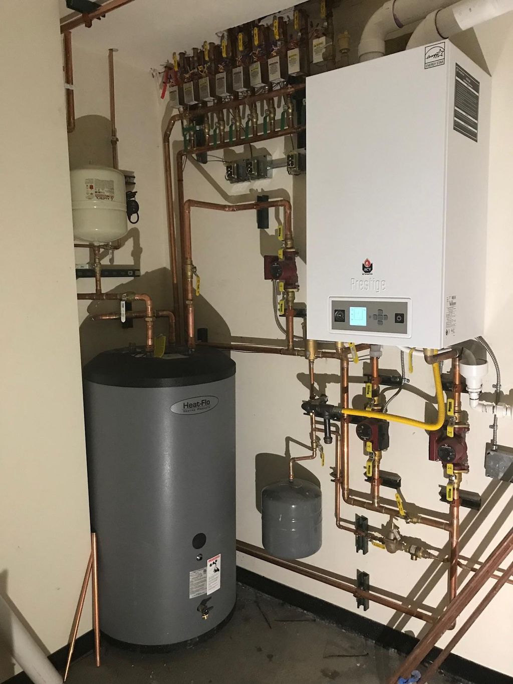 Hydronic boiler and sidearm