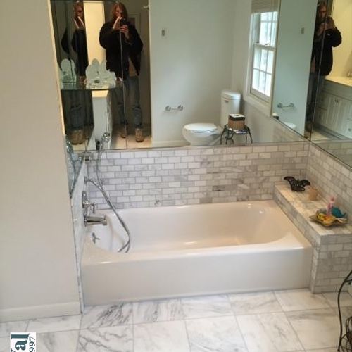 Bathroom Renovation with Ceramic Tile Floor