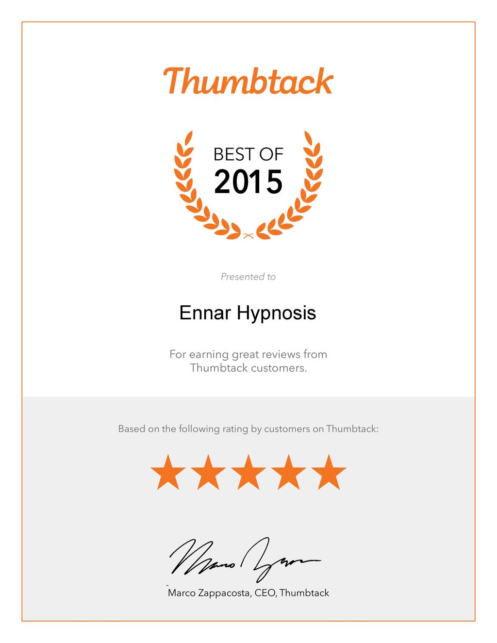 Awarded Best of 2015