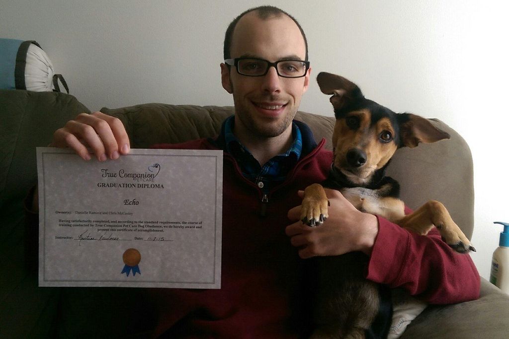 Echo on his graduation day