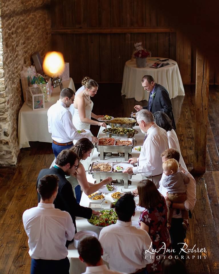 Buffet Line at the Barn at Stoneybrooke