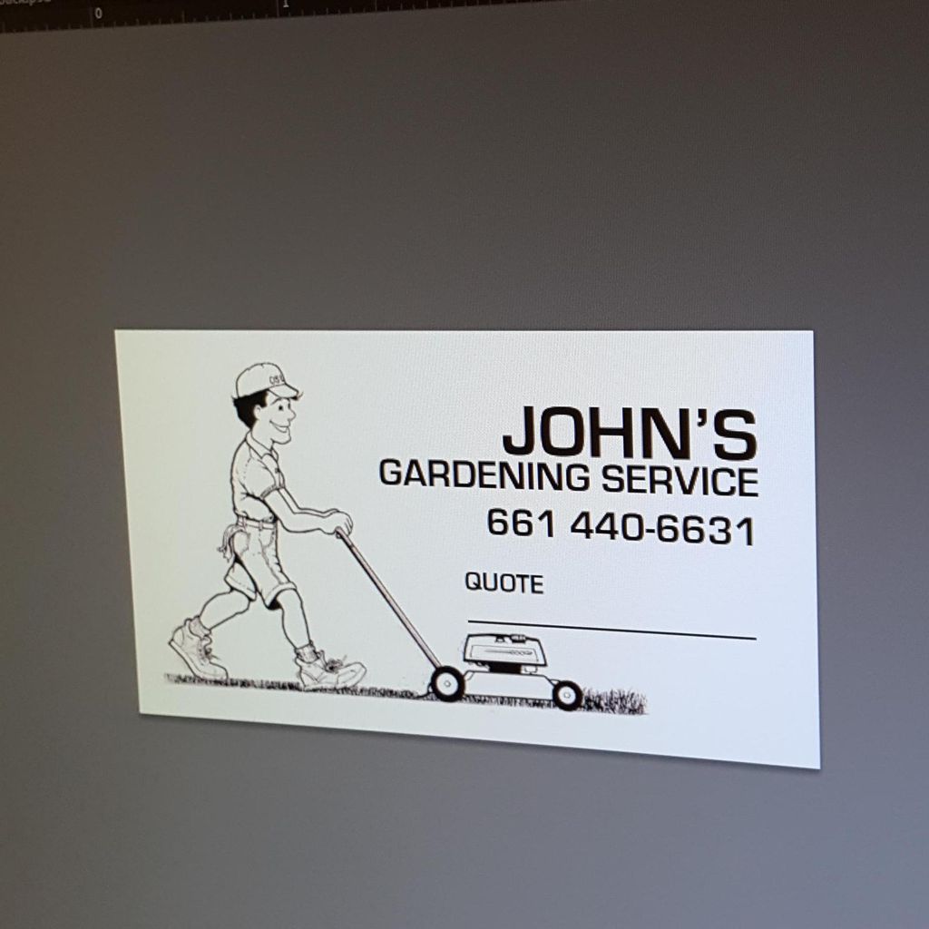 John's gardening  services