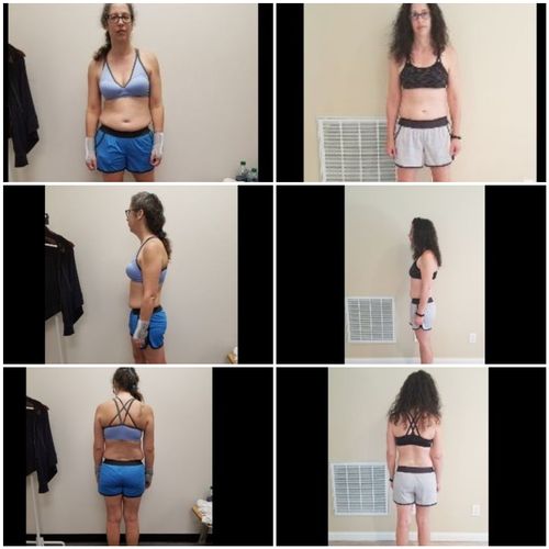12 week transformation,  over 8 inches lost! 