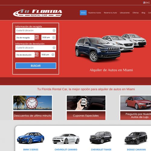 Car Rental Agency Website in Miami, FL