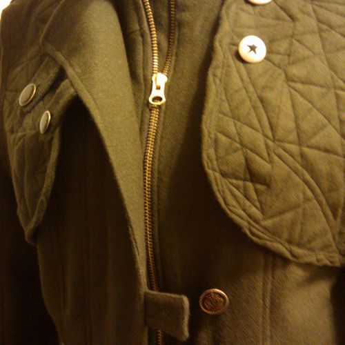 Military Jacket Stitch Detail (Design/Pattern Maki