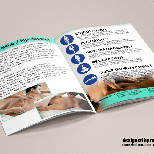 Booklet Design for Massage Therapy