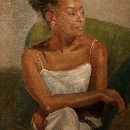 "Mia"
Oil on canvas
