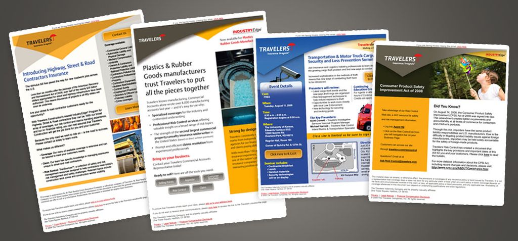 Travelers Email Blasts - design and coding