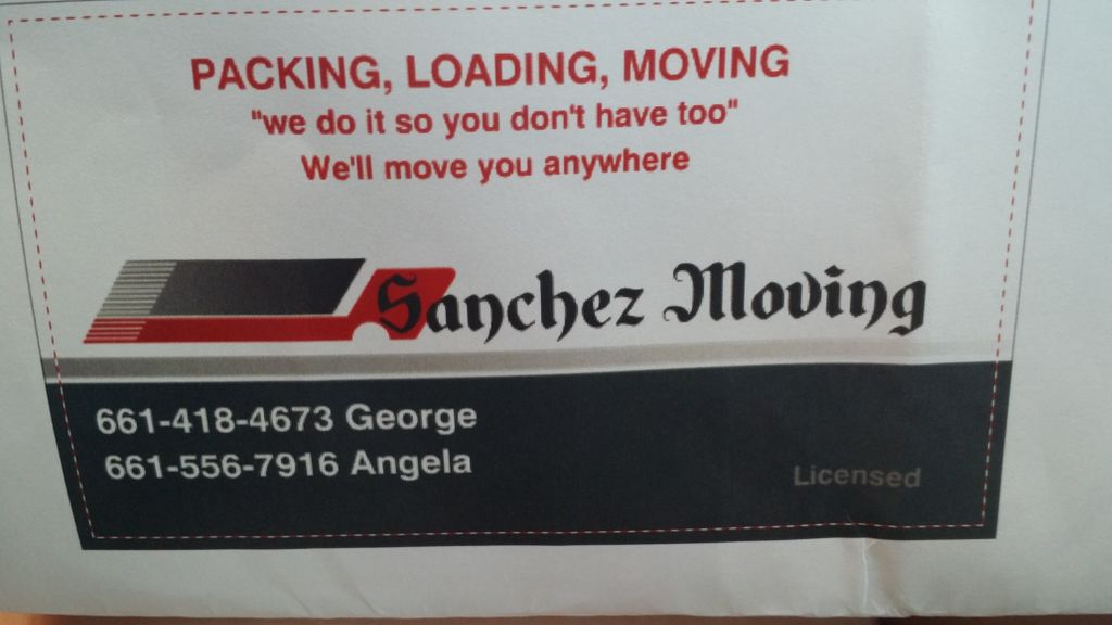 Sanchez Moving