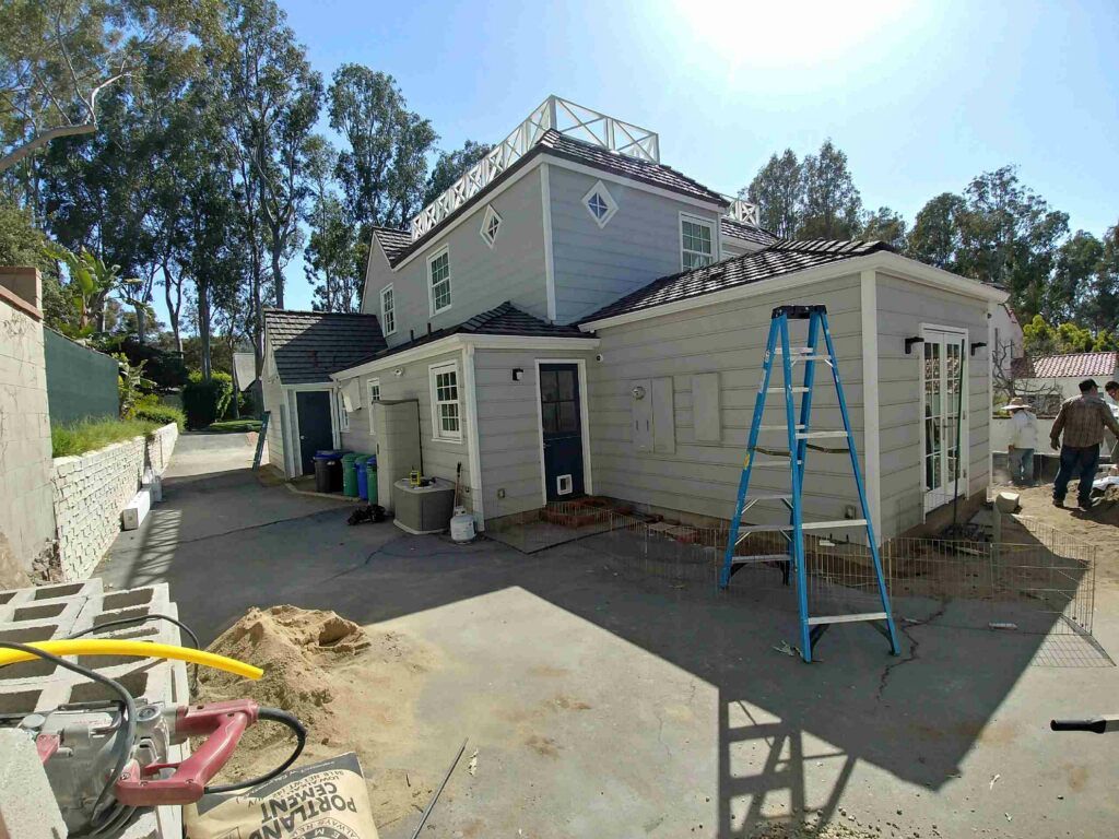 back of 6" gutter install