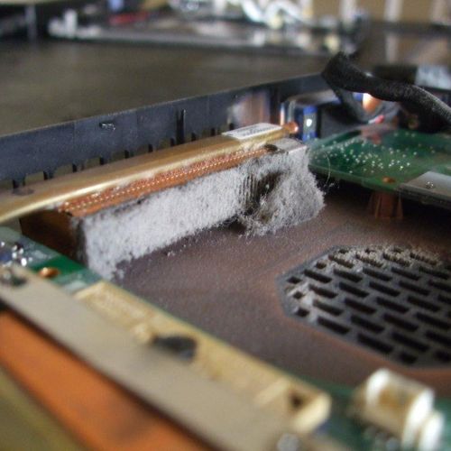Laptop Dust Repair Before