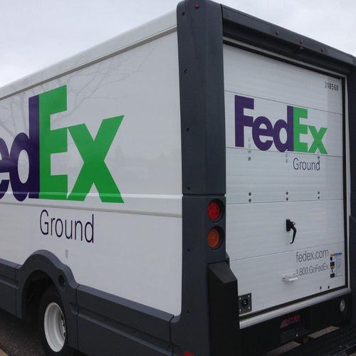 FedEx Graphics Install for Truck.