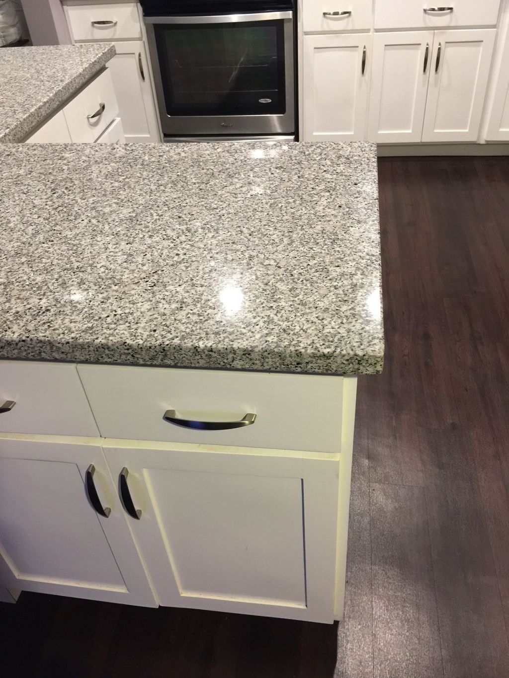 New granite countertop installation 