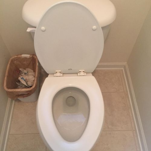 A simple toilet installation   