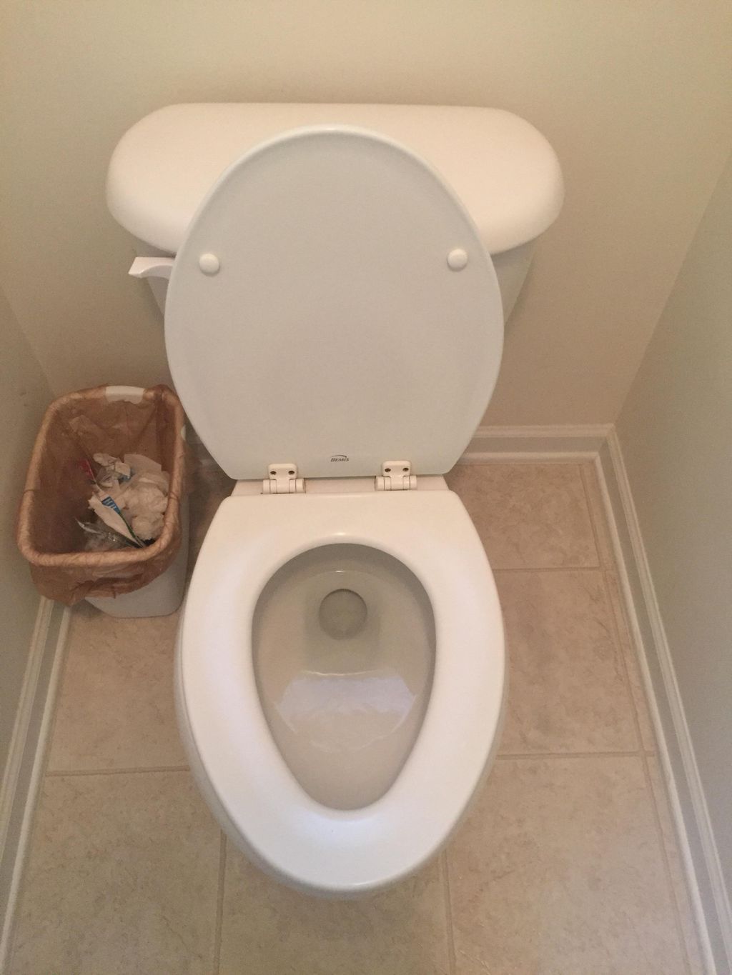 A simple toilet installation   