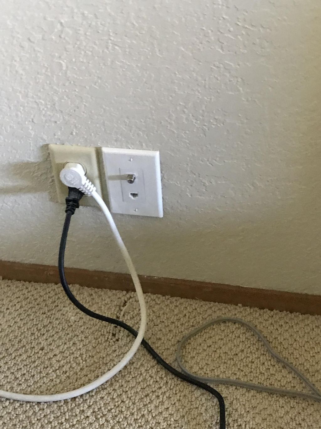 Typical Outlet with Coax and Ethernet