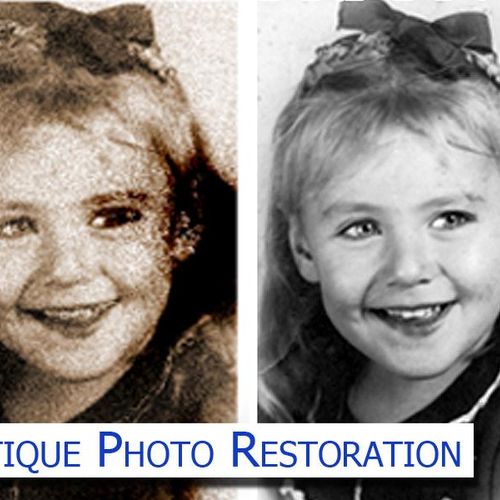 Restore your favorite antique photos!