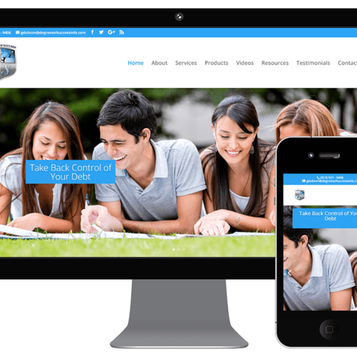 Website Designed for a Student Loan Management Con