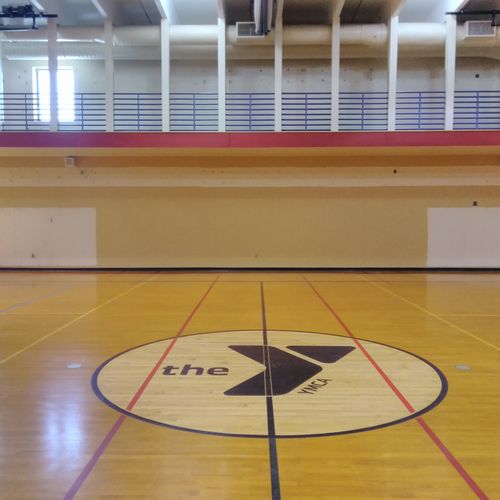 Basketball gym at the YMCA  (Before) 