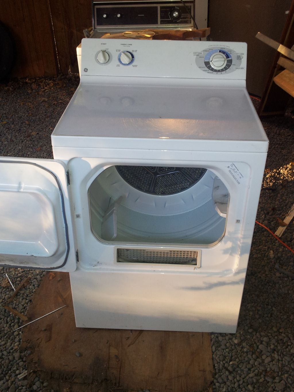 I service and repair both gas and electric dryers.