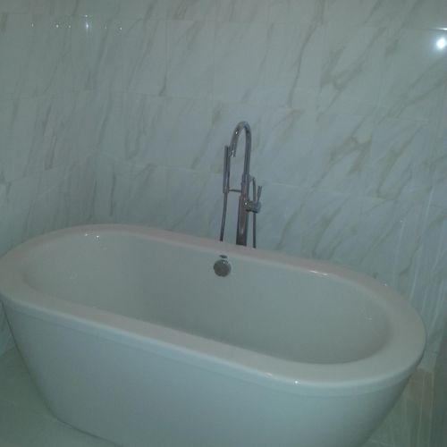Bath tub removal and install