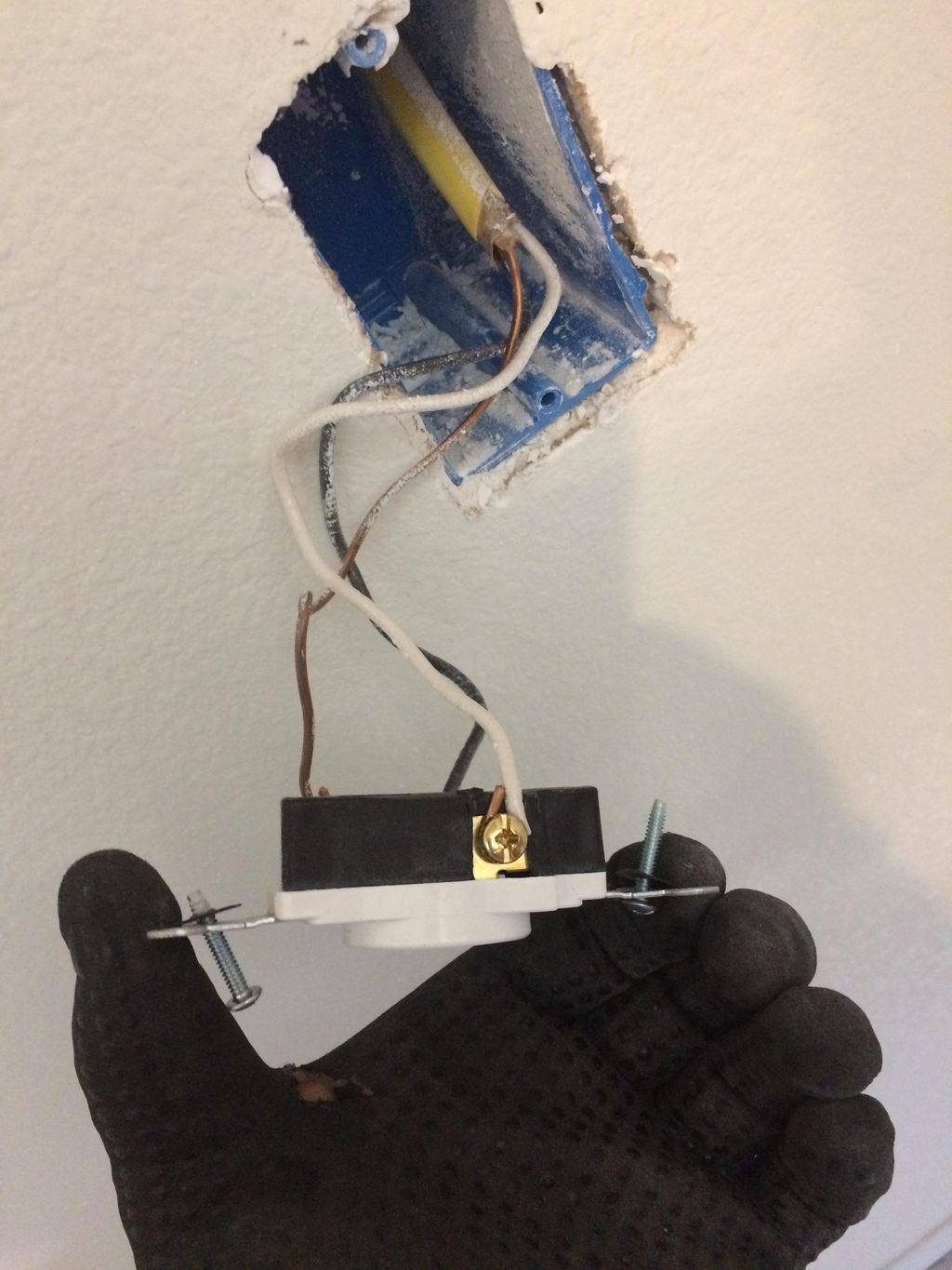 Fixed this incorrect fridge outlet for a client