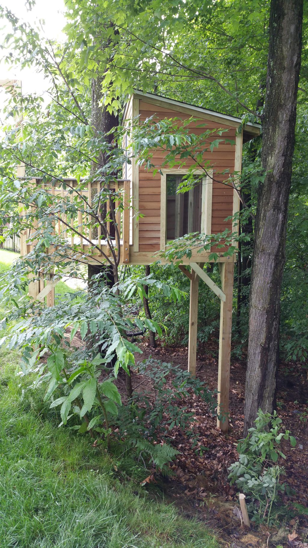 Door for sliding board, not yet installed.