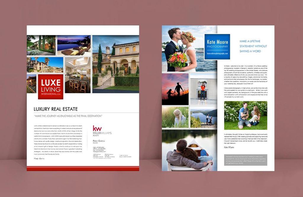 Flyers, Tri-folds, and Postcards.