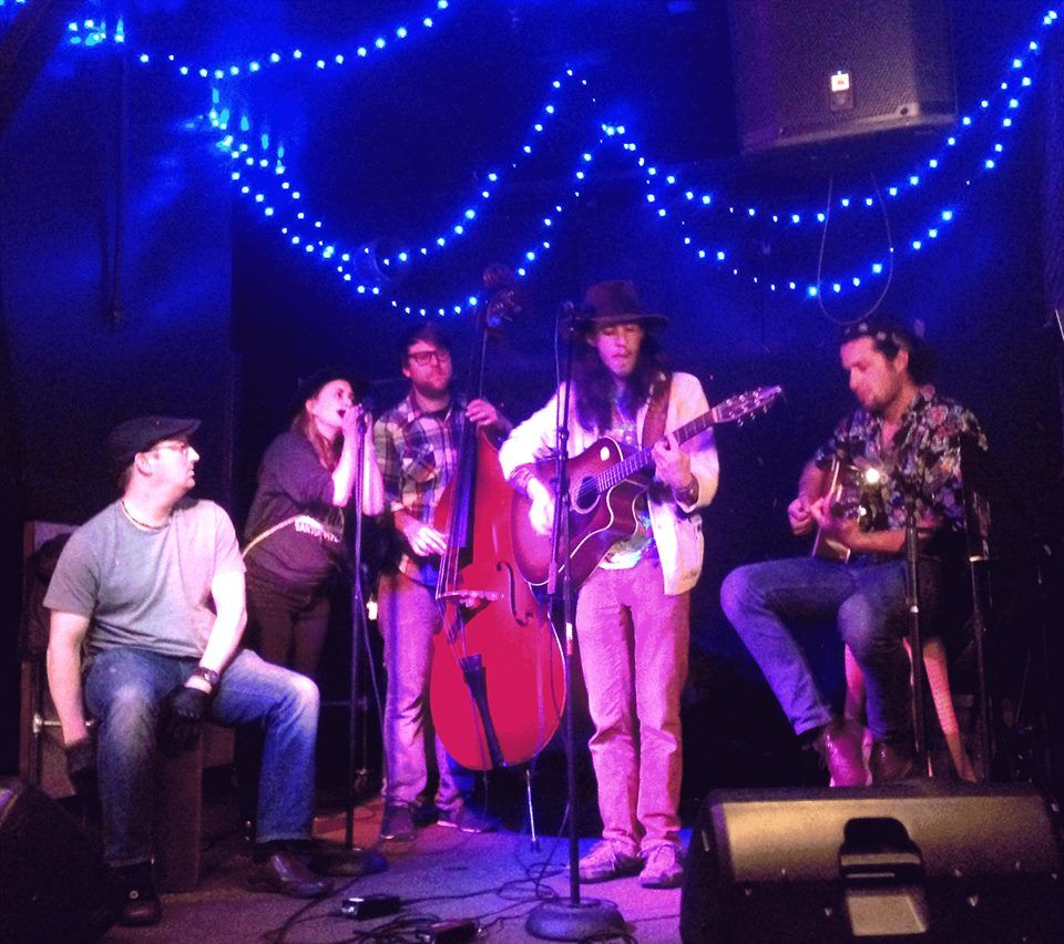 Me and my band rockin at Neck of the Woods