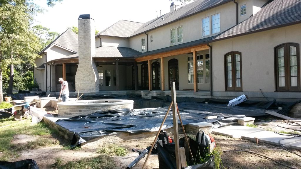 New home landscaping