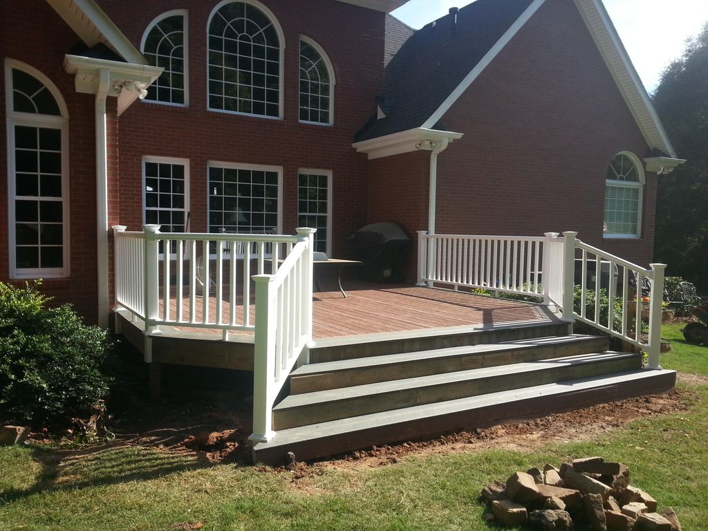 We can do deck repair or build.