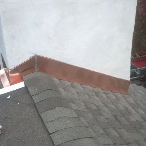 Copper Base and Counter Flashings