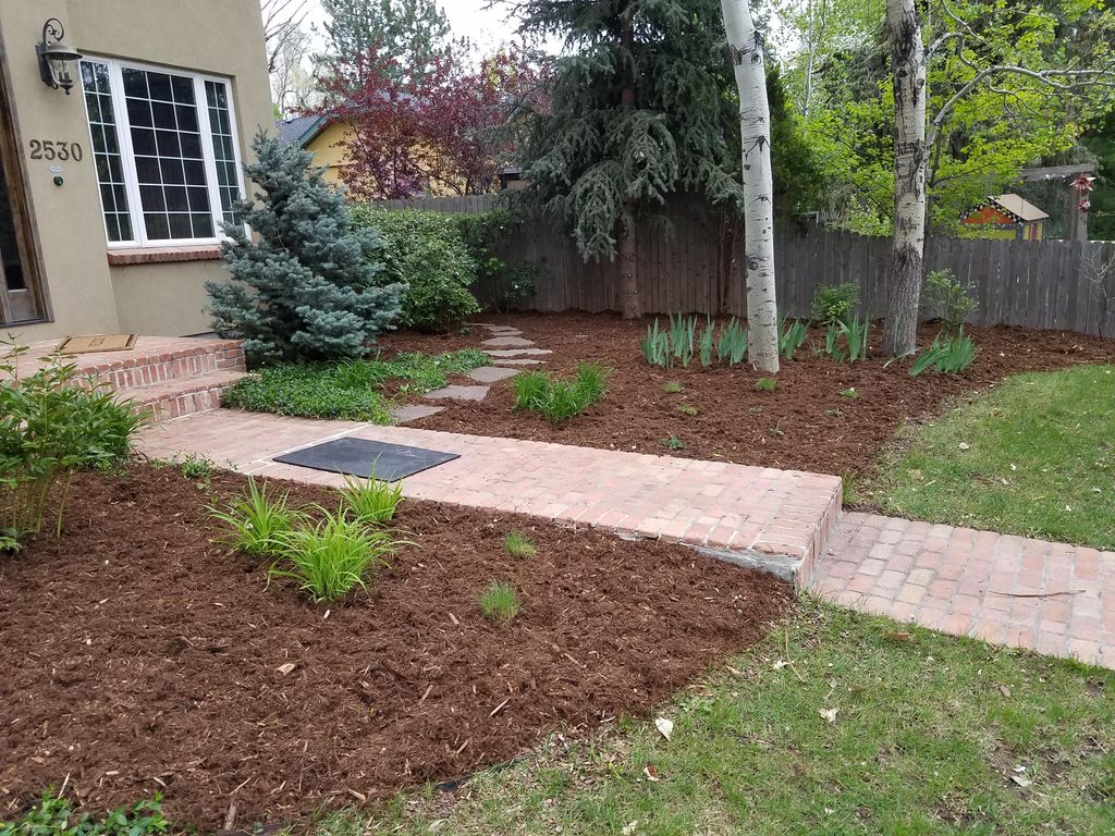 Washington seeder mulch and perennials 