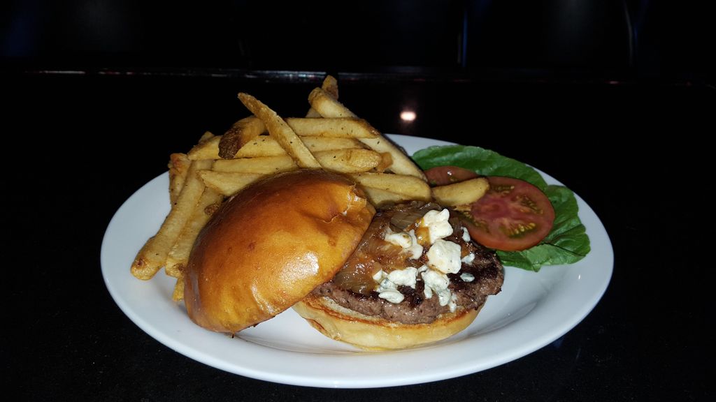 Bruiser Burger (from the lounge menu) Angus beef, 