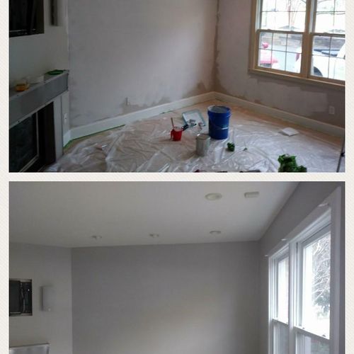 vanecian plaster texture cover before&after