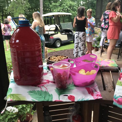 Luau Engagement Party in Gainesville 8/18/18  #thu