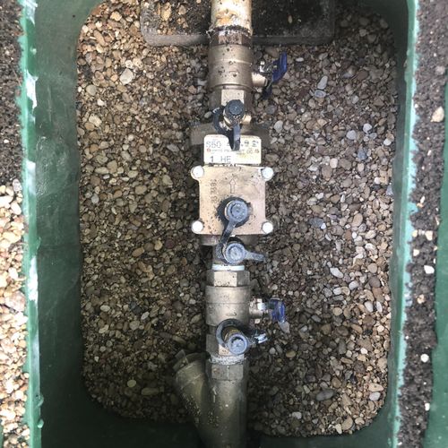 double check valve for backflow 